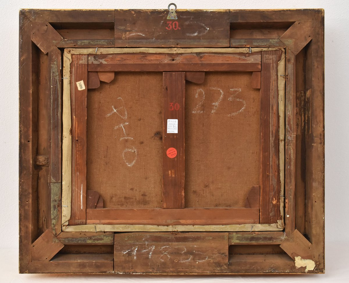 DIPINTI ANTICHI, RITRATTI DI CANI, MALTESE E SPANIEL, OLIO SU TELA,  PRIMI NOVECENTO. (QA714)-photo-5