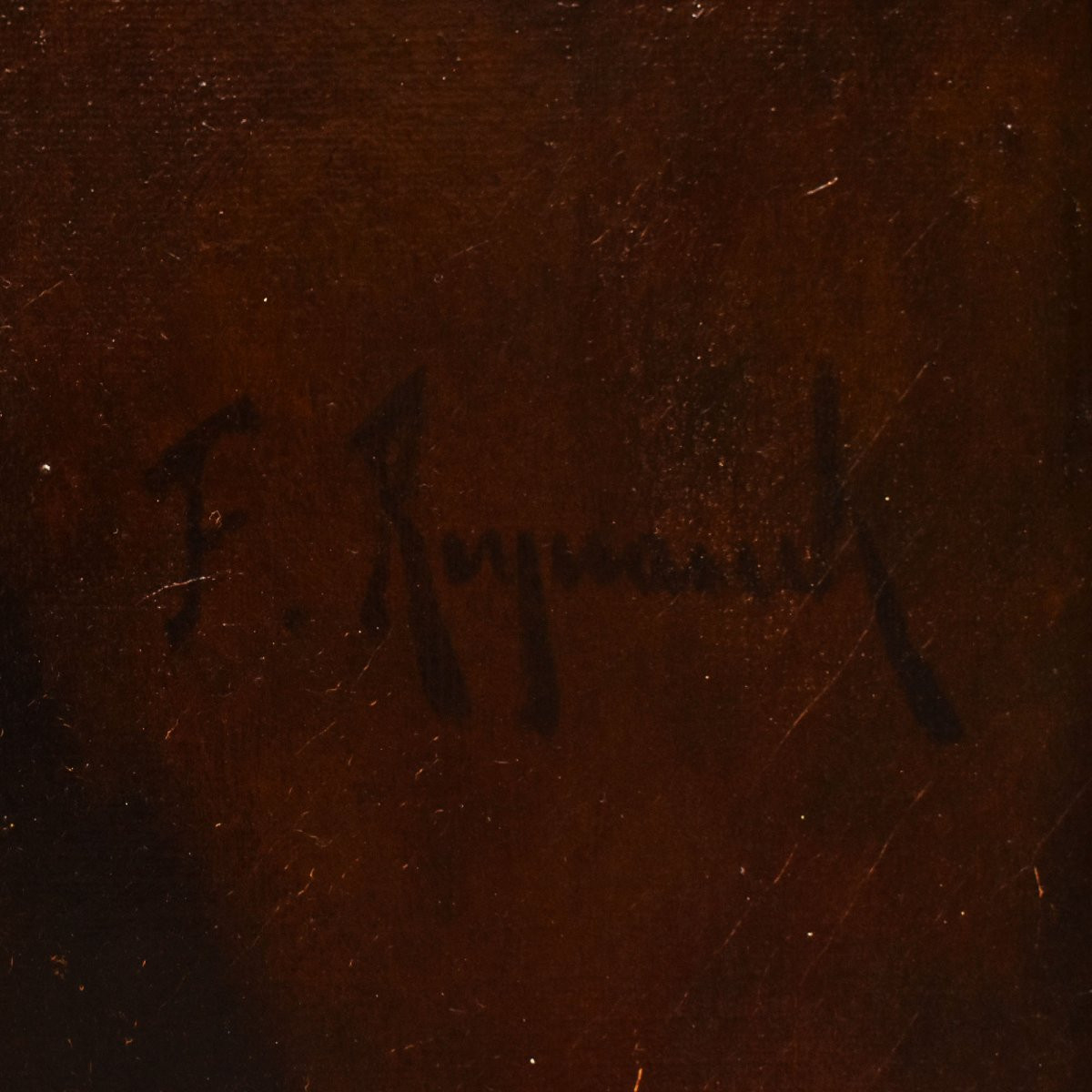 QUADRI ANTICHI, RITRATTI DI DONNA CON CAPPELLO E GUANTI, GRANDE OLIO SU TELA, OTTOCENTO (QR729)-photo-4