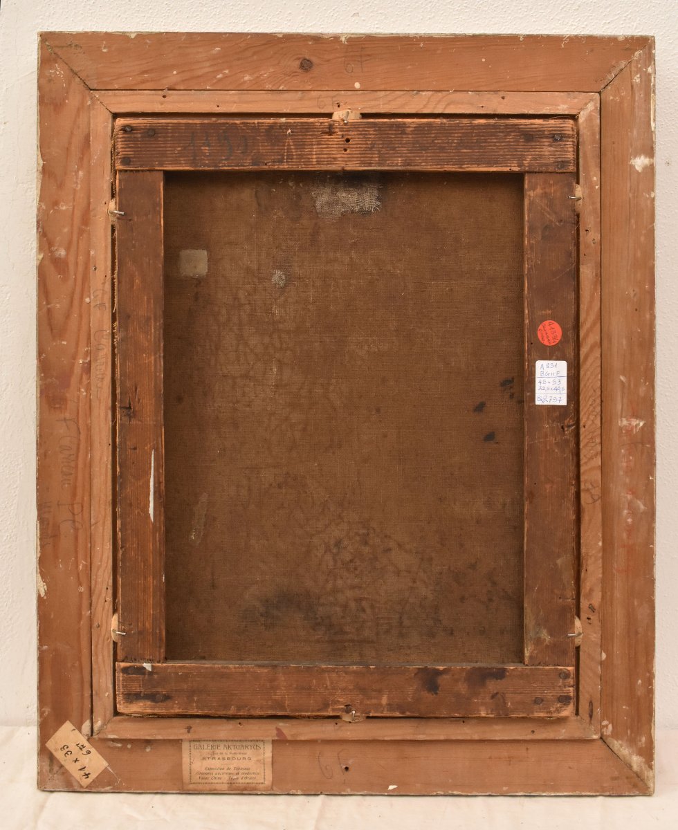 QUADRI ANTICHI, RITRATTI DI DONNA, OLIO SU TELA, EPOCA FINE OTTOCENTO. (QR757)-photo-5