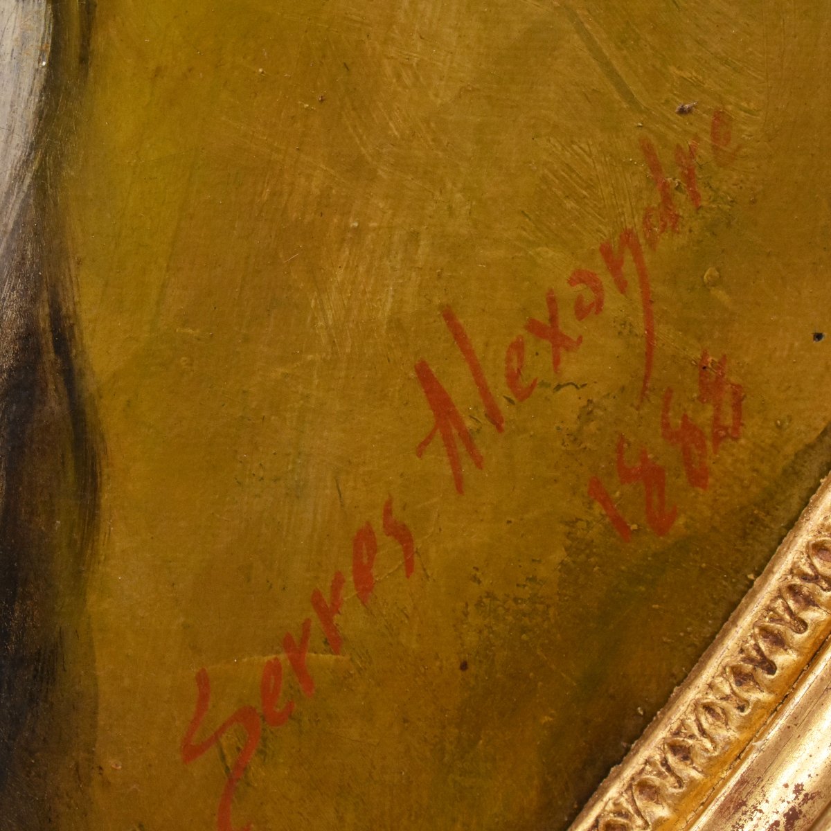QUADRI ANTICHI, RITRATTI DI GIOVANE DONNA  ABITO BIANCO, FORMA OVALE, OLIO SU TELA, XIX (QR764)-photo-5