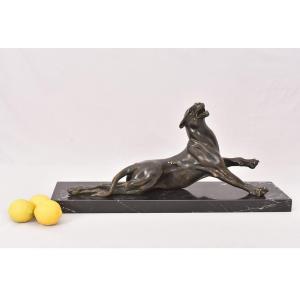 ANTICHE SCULTURE IN BRONZO, LEONESSA FERITA, CHARLES VALTON, SCULTORE FRANCESE, XIX. (STB96)