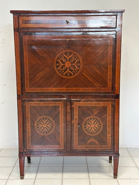 Secretaire Luigi XVI . Milano fine 700. Restaurato -photo-6