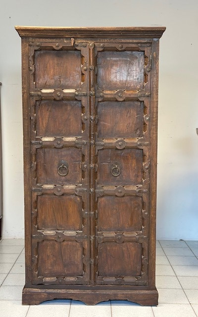 Armadio due ante in legno di teak manifattura orientale fine 700