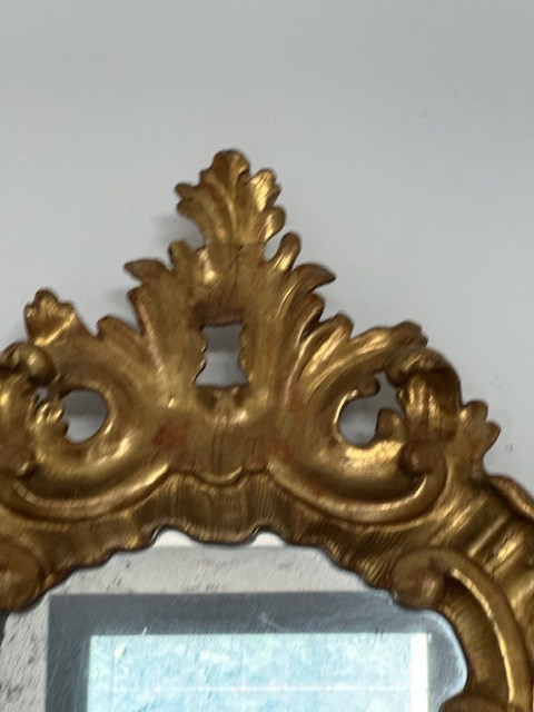 Specchiera in legno intagliato e dorato. Lombardia fine 700 Prezzo -photo-3