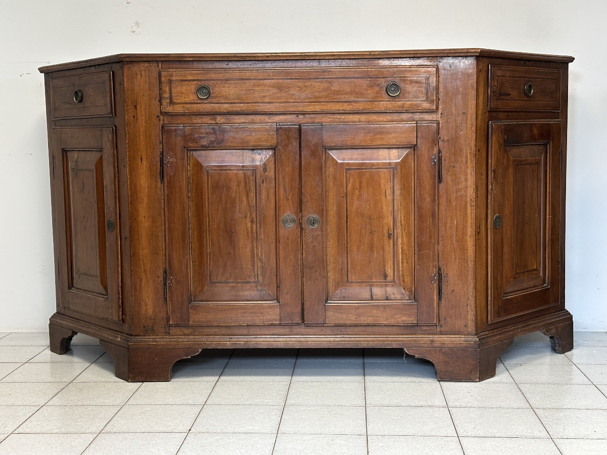 Credenza scantonata Luigi XVI. Verona XVIII secolo-photo-2