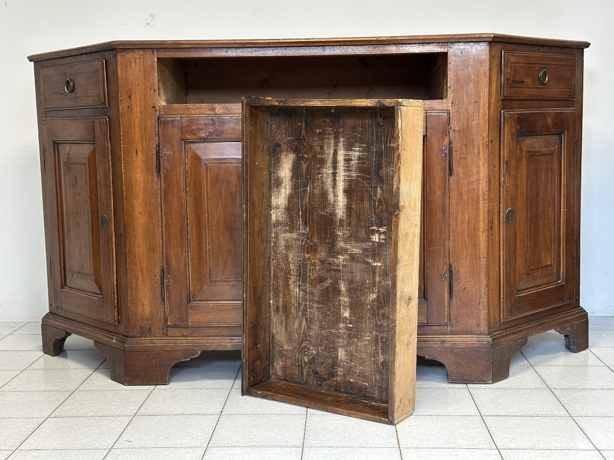 Credenza scantonata Luigi XVI. Verona XVIII secolo-photo-5
