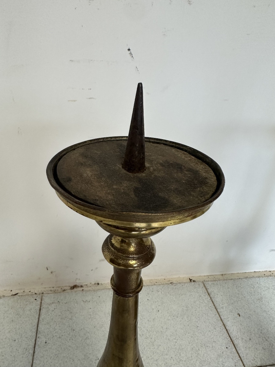 Coppia di candelieri impero . XIX secolo-photo-7