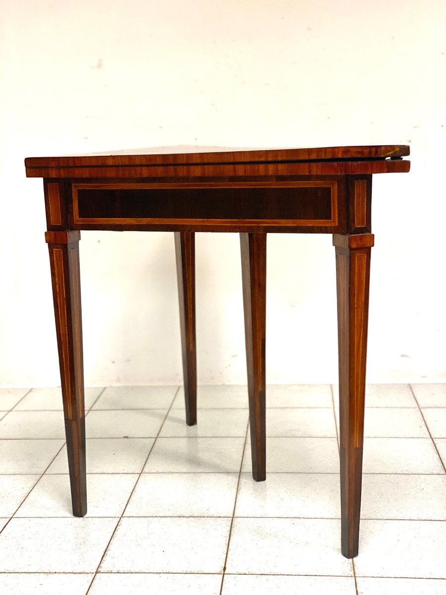 Tavolino da gioco luigi xvi . Genova fine 700.-photo-6