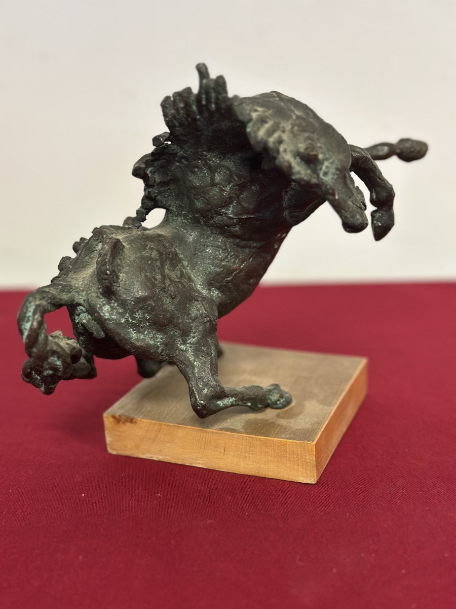 Scultura in bronzo . Gineba 1940-photo-3