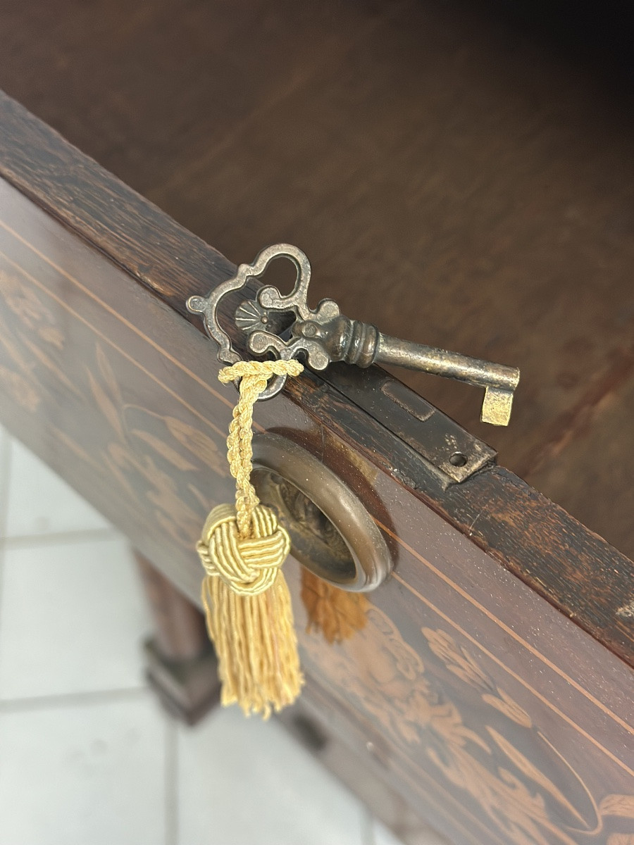 Settimanale impero intarsiato . Olanda prima metà del’ 800-photo-5