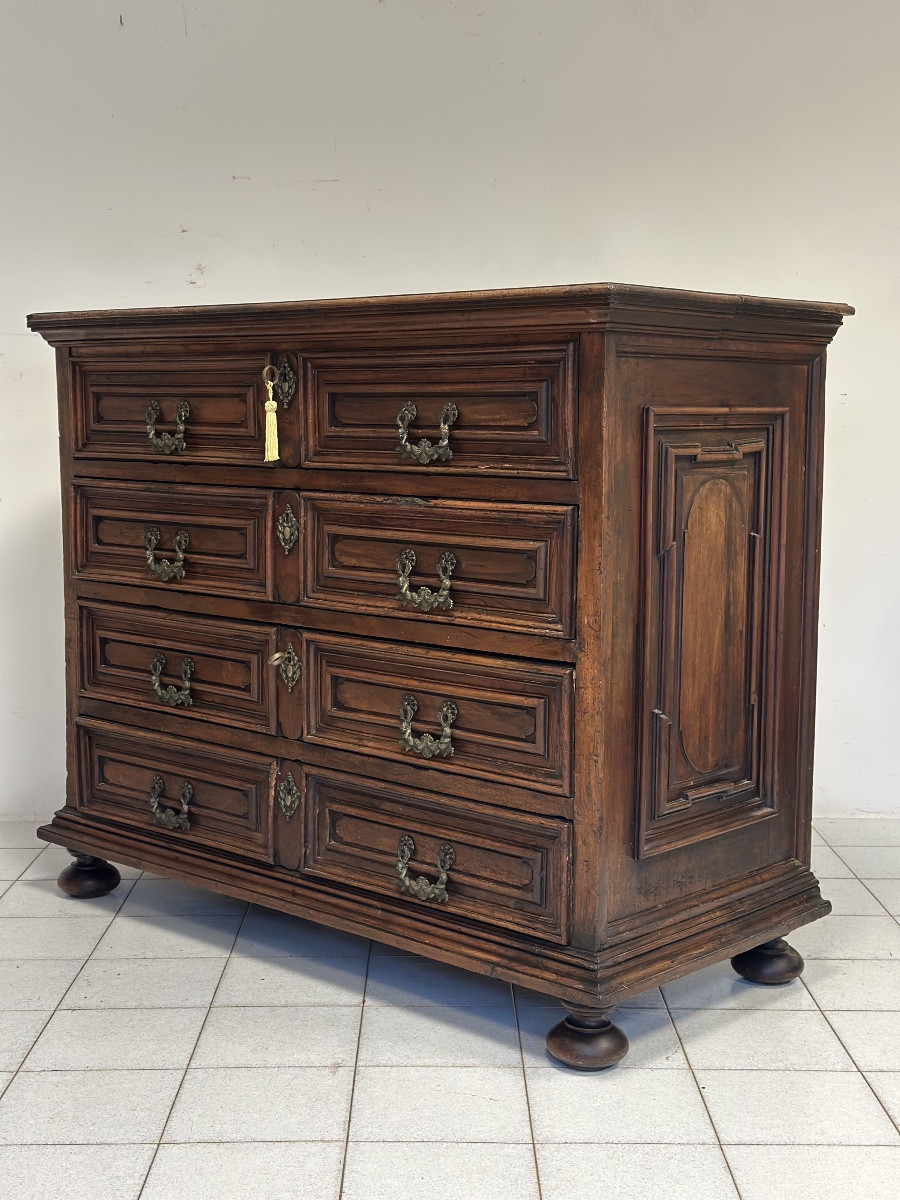 Canterano a scarabattolo noce . Lombardia 600-photo-2