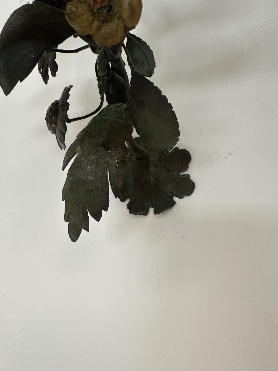Applique Capodimonte cinque luci . Inizio XX secolo Prezzo di listino-photo-7