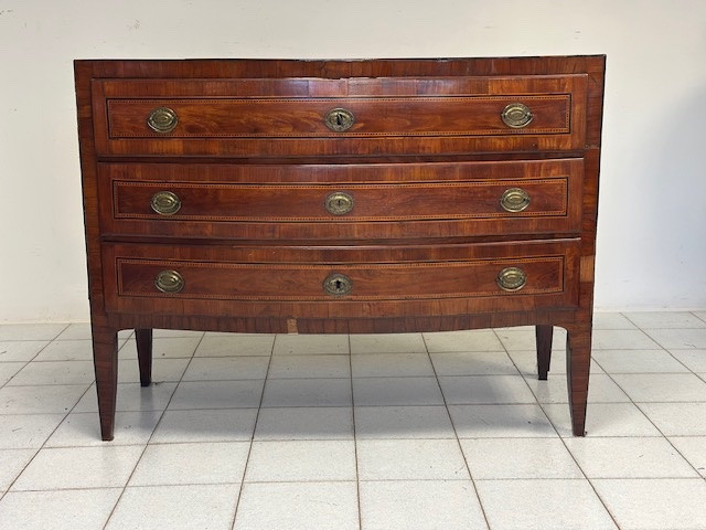 Cassettone a balestra . Verona/ Vicenza Luigi XVI. Fine 700 Prezzo di listino-photo-1