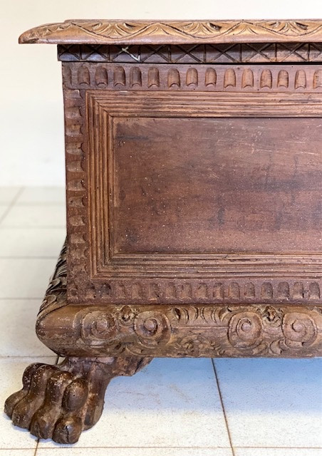 Cassapanca Toscana Liguria epoca XVI secolo-photo-3