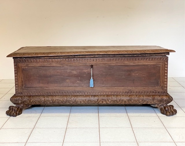 Cassapanca Toscana Liguria epoca XVI secolo-photo-1