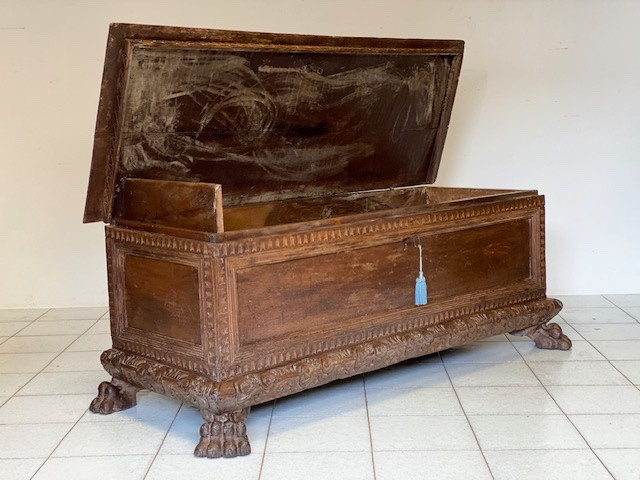 Cassapanca Toscana Liguria epoca XVI secolo-photo-4