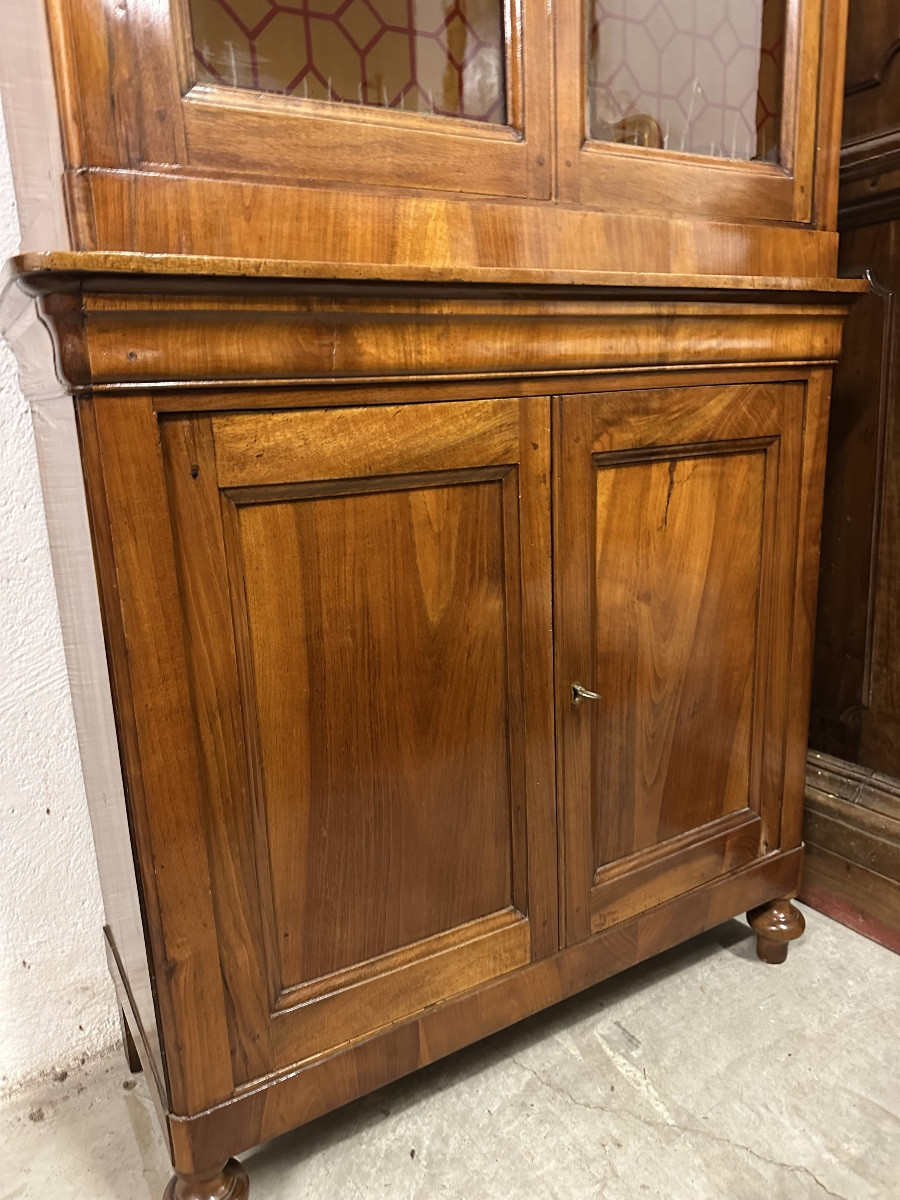 Libreria a ponte epoca Carlo X lombarda XIX secolo. Restaurata-photo-3