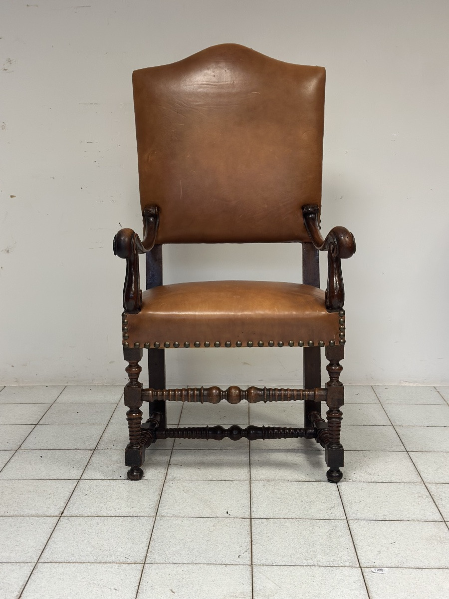 Poltrona a rocchetto Luigi XIV . Emilia 600-photo-1