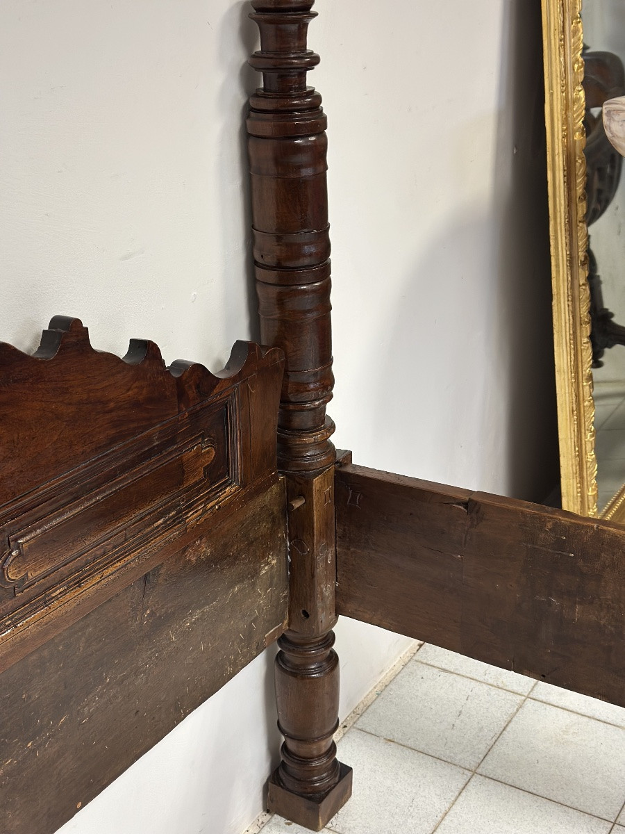 Letto matrimoniale Emiliano bolognese . XVII secolo-photo-4