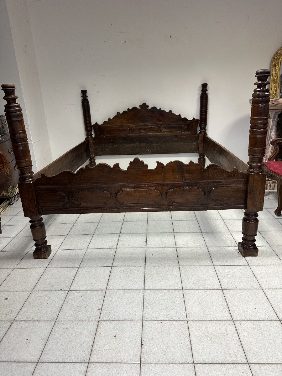 Letto matrimoniale Emiliano bolognese . XVII secolo-photo-2
