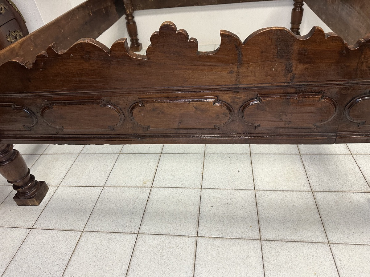 Letto matrimoniale Emiliano bolognese . XVII secolo-photo-4