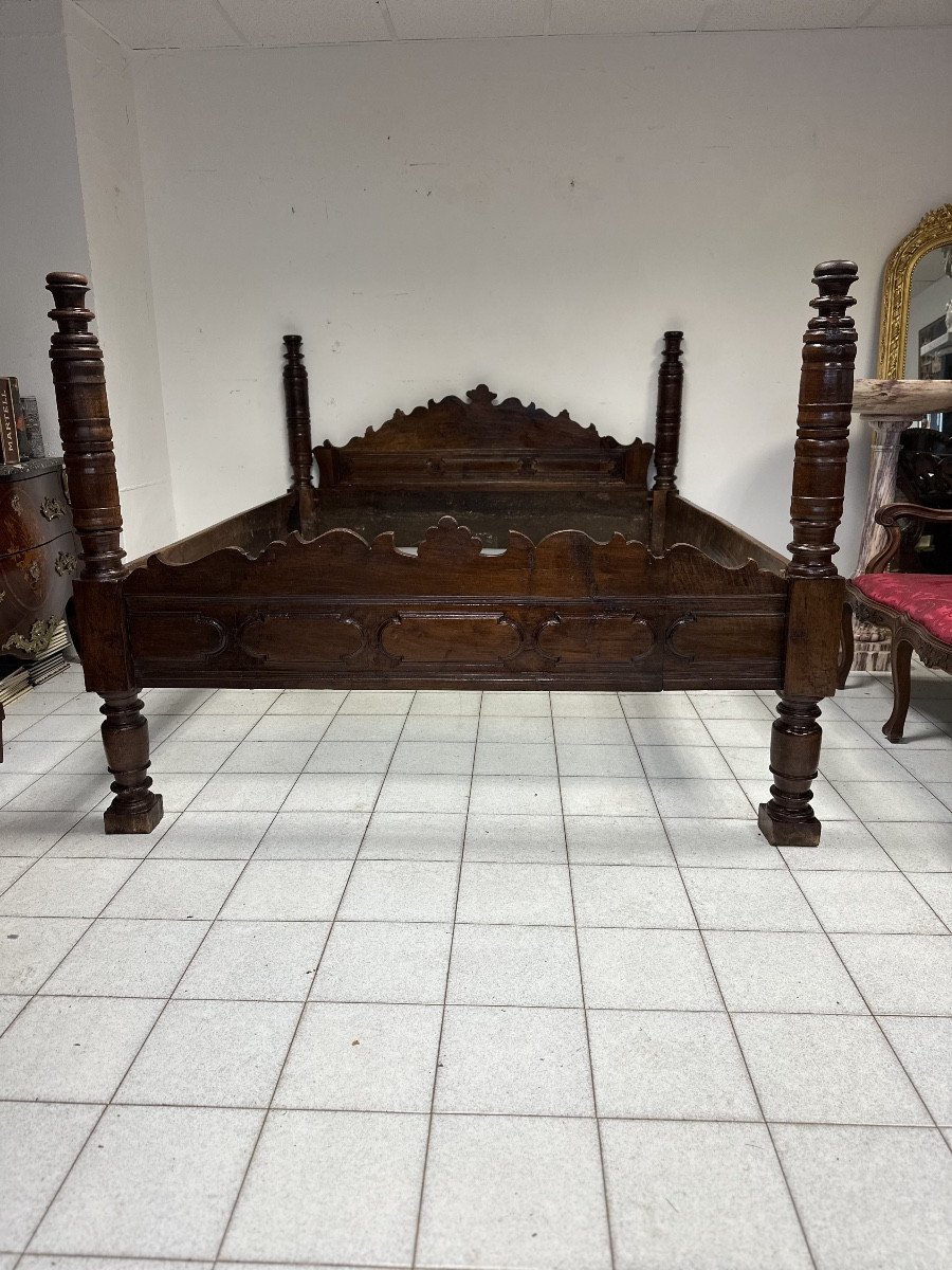 Letto matrimoniale Emiliano bolognese . XVII secolo