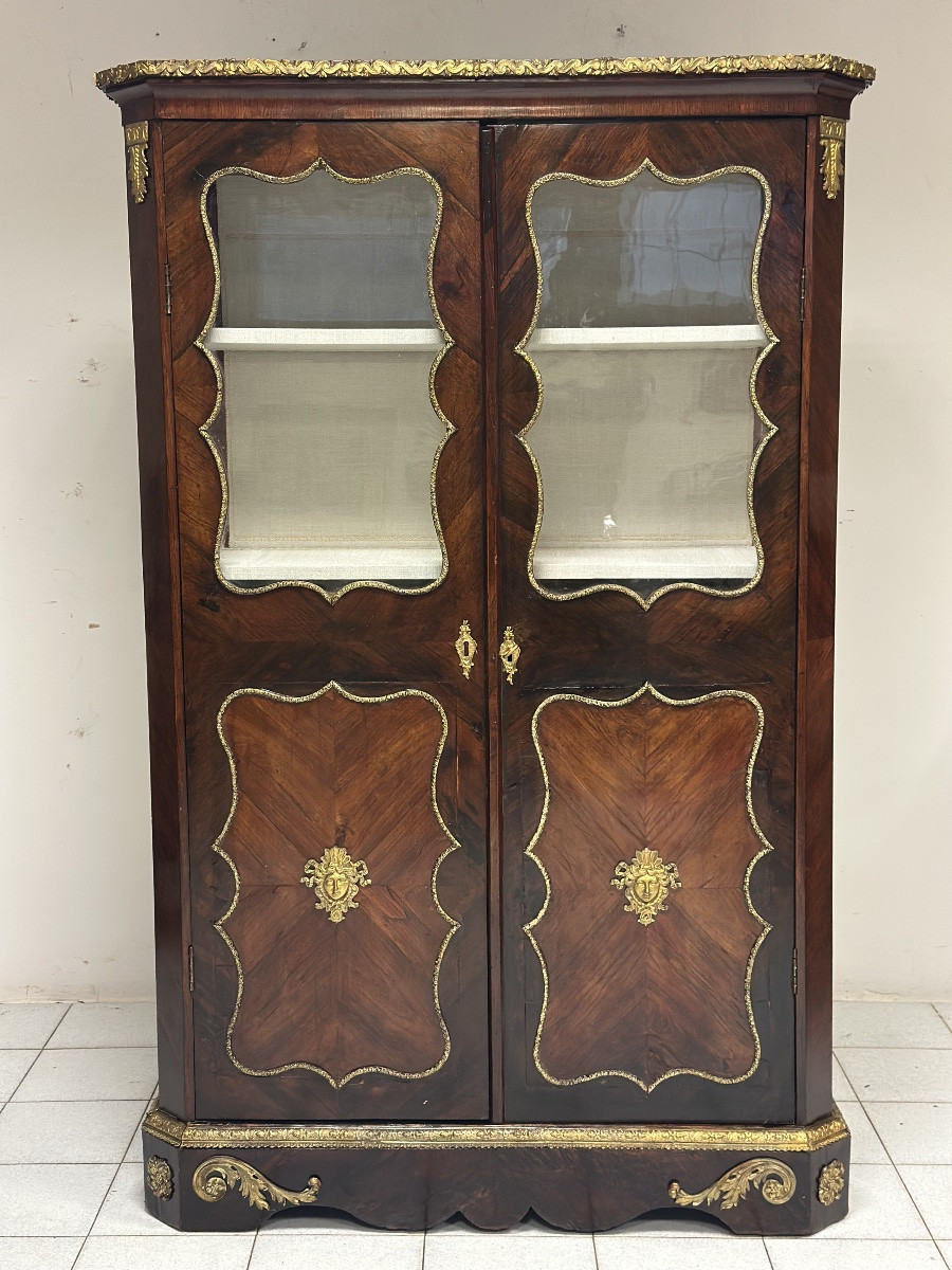 Vetrina cristalliera Napeleone III. Parigi XIX secolo-photo-2