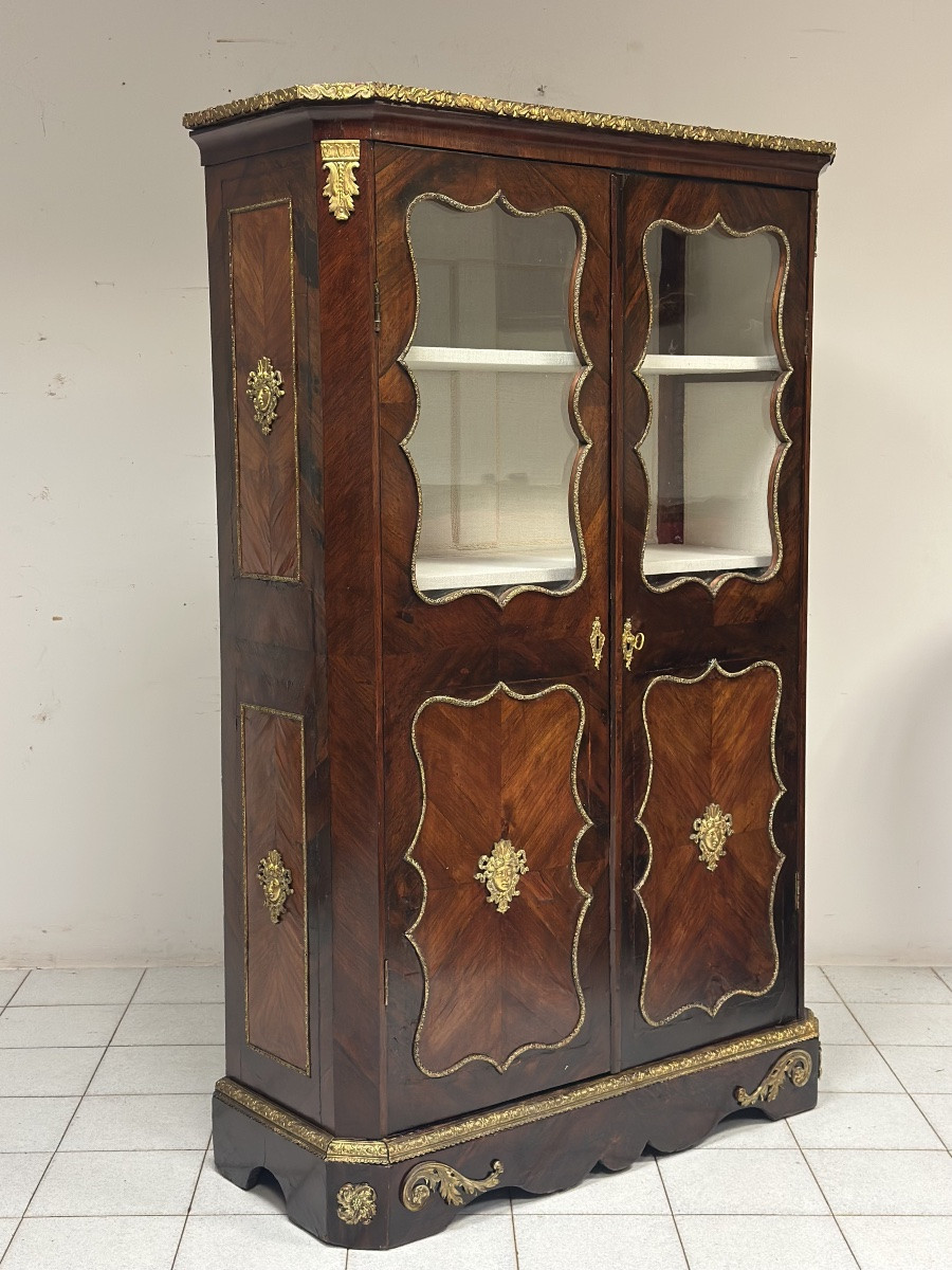 Vetrina cristalliera Napeleone III. Parigi XIX secolo-photo-1