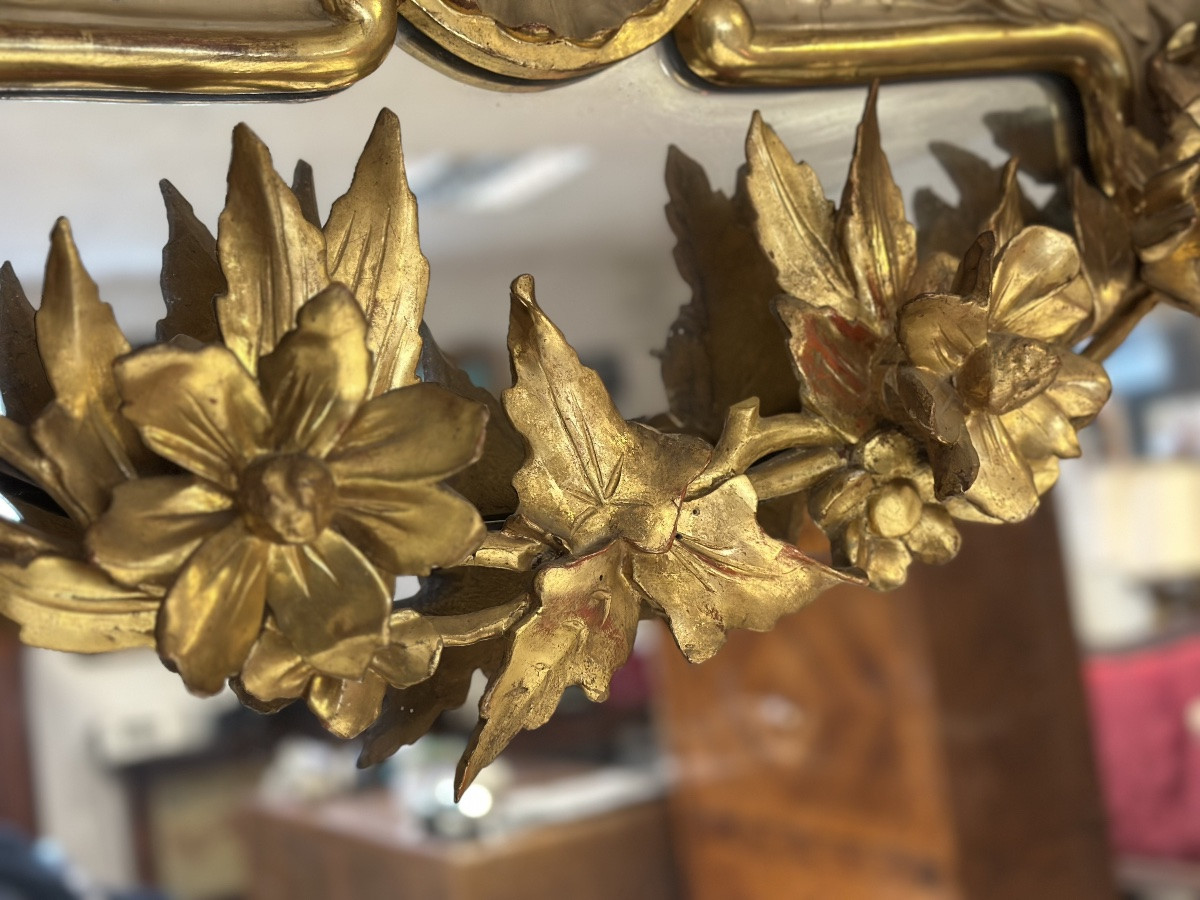 Specchiera laccata e dorata.Siena primi 800-photo-7