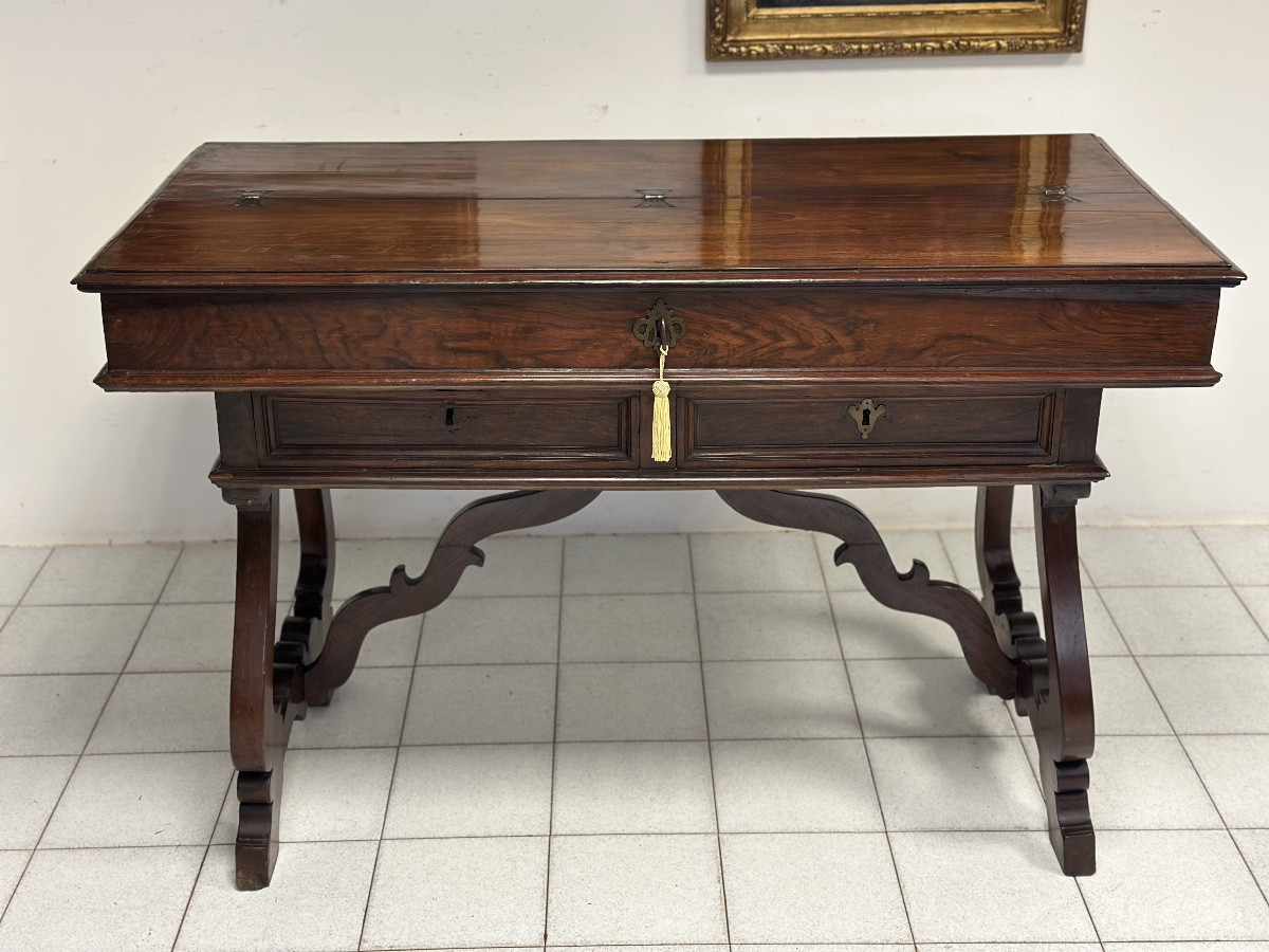 Scrivania da centro San Filippo Luigi XIV Lombardia 600-photo-3