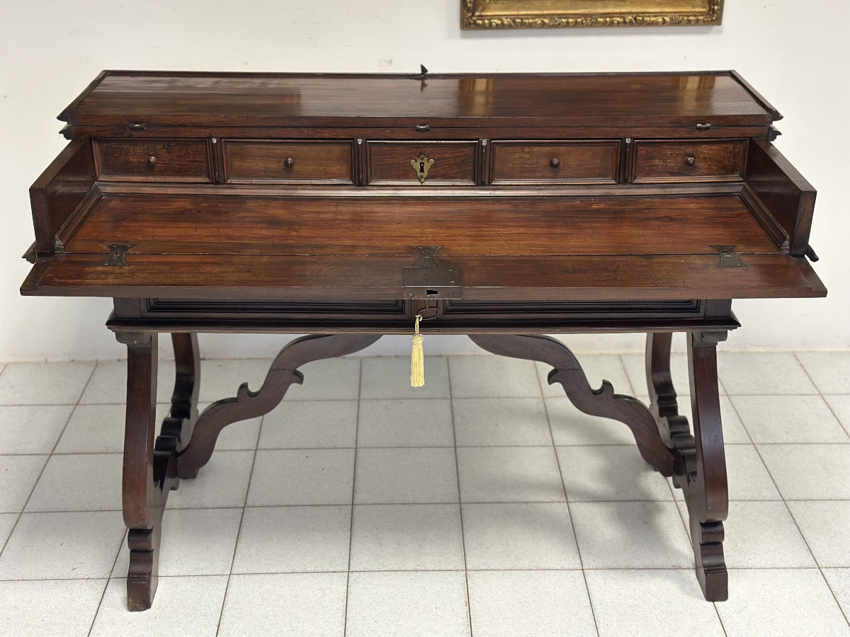 Scrivania da centro San Filippo Luigi XIV Lombardia 600-photo-4