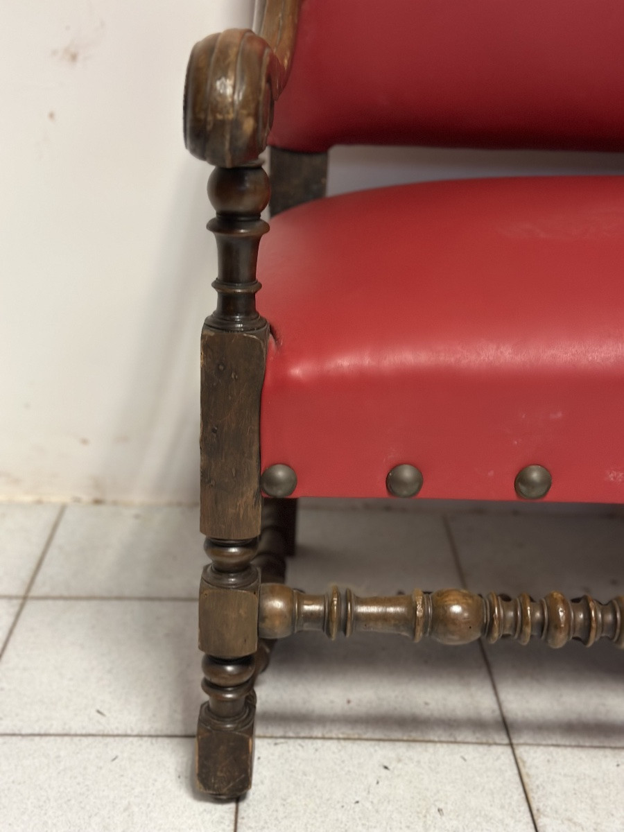 Divano e tre sedie a rocchetto epoca 700-photo-2