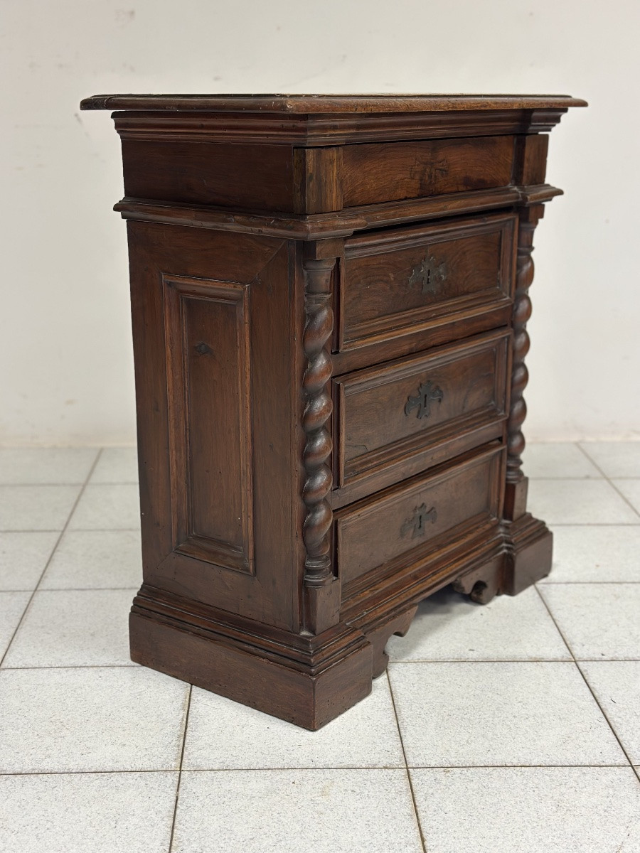 Cassettone Comodino Barocco luigi XIV . Toscana XVII secolo-photo-2