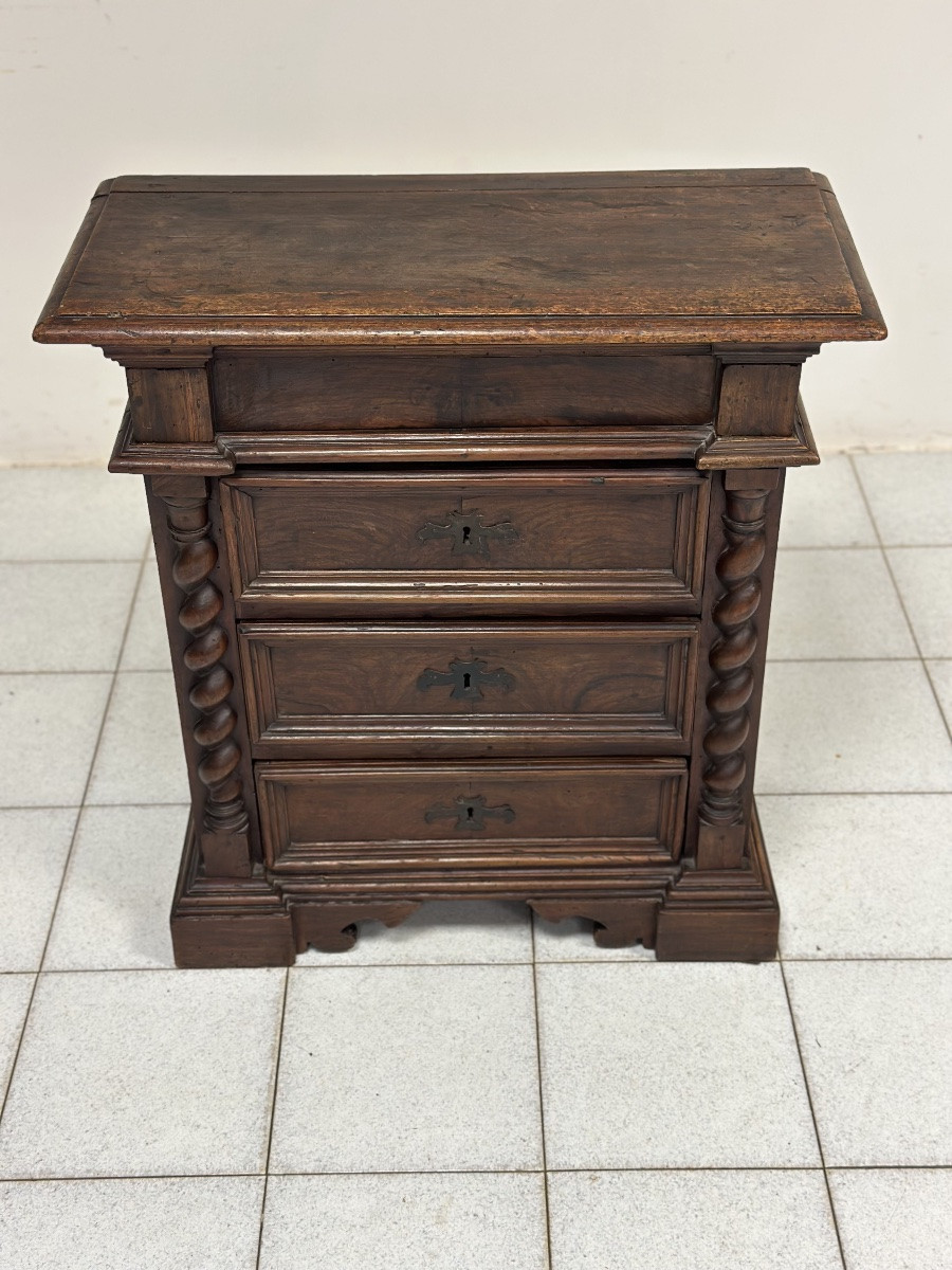 Cassettone Comodino Barocco luigi XIV . Toscana XVII secolo-photo-2