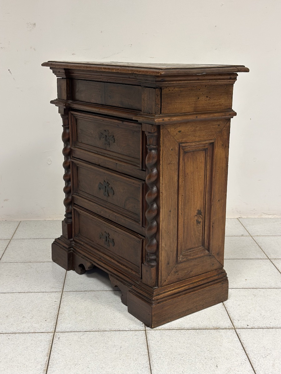 Cassettone Comodino Barocco luigi XIV . Toscana XVII secolo-photo-6