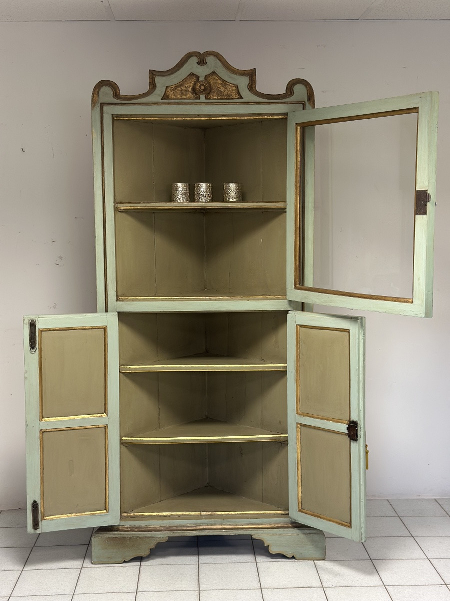 Angoliera vetrina laccata dorata toscana primi 800-photo-2