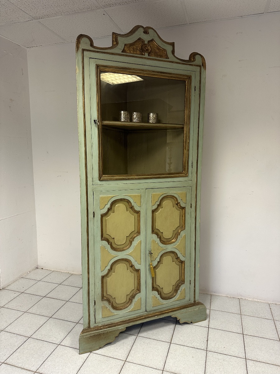 Angoliera vetrina laccata dorata toscana primi 800-photo-3