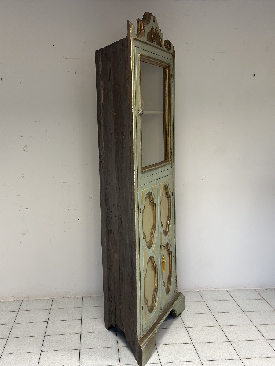 Angoliera vetrina laccata dorata toscana primi 800-photo-4