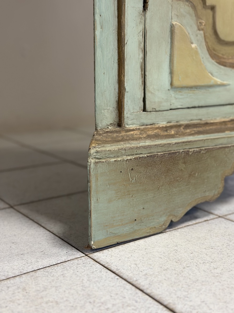 Angoliera vetrina laccata dorata toscana primi 800-photo-2