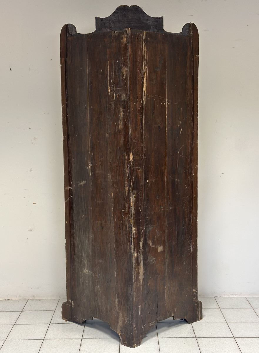 Angoliera vetrina laccata dorata toscana primi 800-photo-4