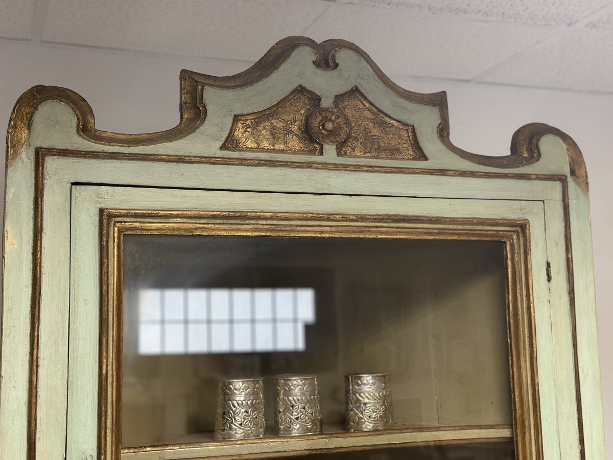 Angoliera vetrina laccata dorata toscana primi 800-photo-8