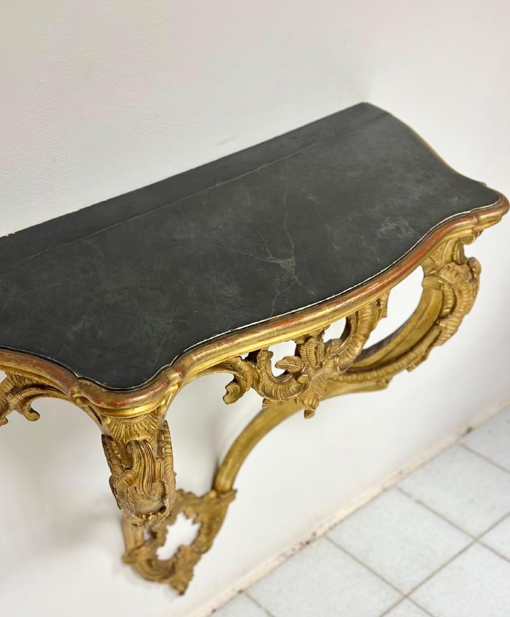 Consolle a goccia Luigi XV . Lombardia 700-photo-2