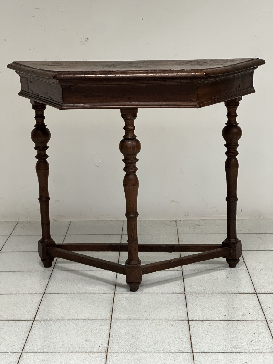 Consolle Luigi XIV lombarda . XVIII secolo