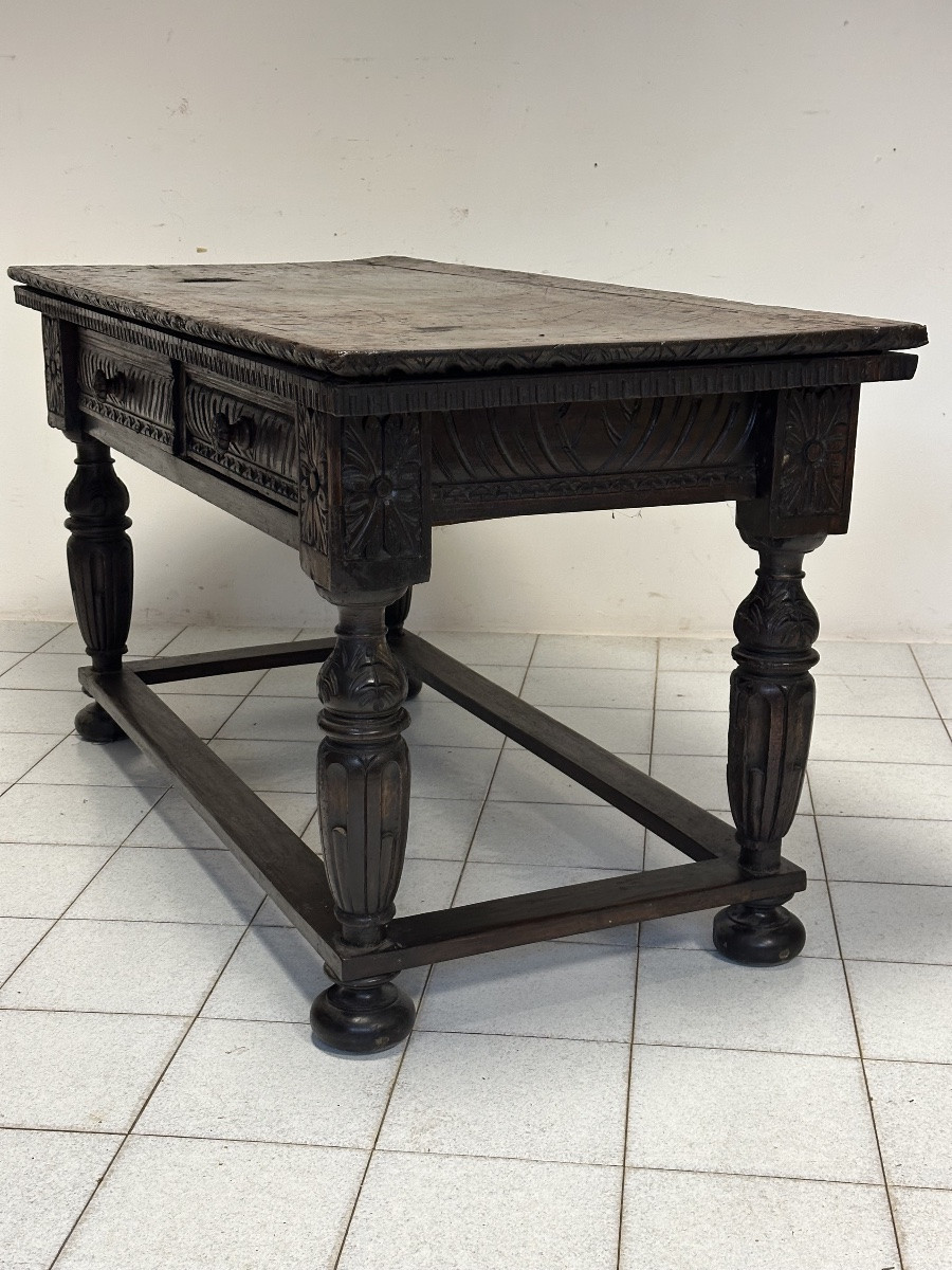 Tavolo in noce centro Italia . Primi 600 Prezzo di listino-photo-4