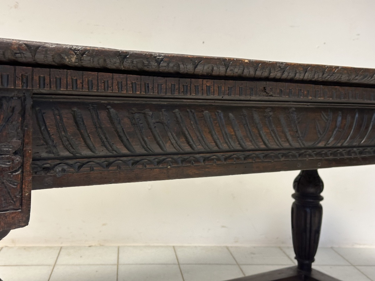 Tavolo in noce centro Italia . Primi 600 Prezzo di listino-photo-3