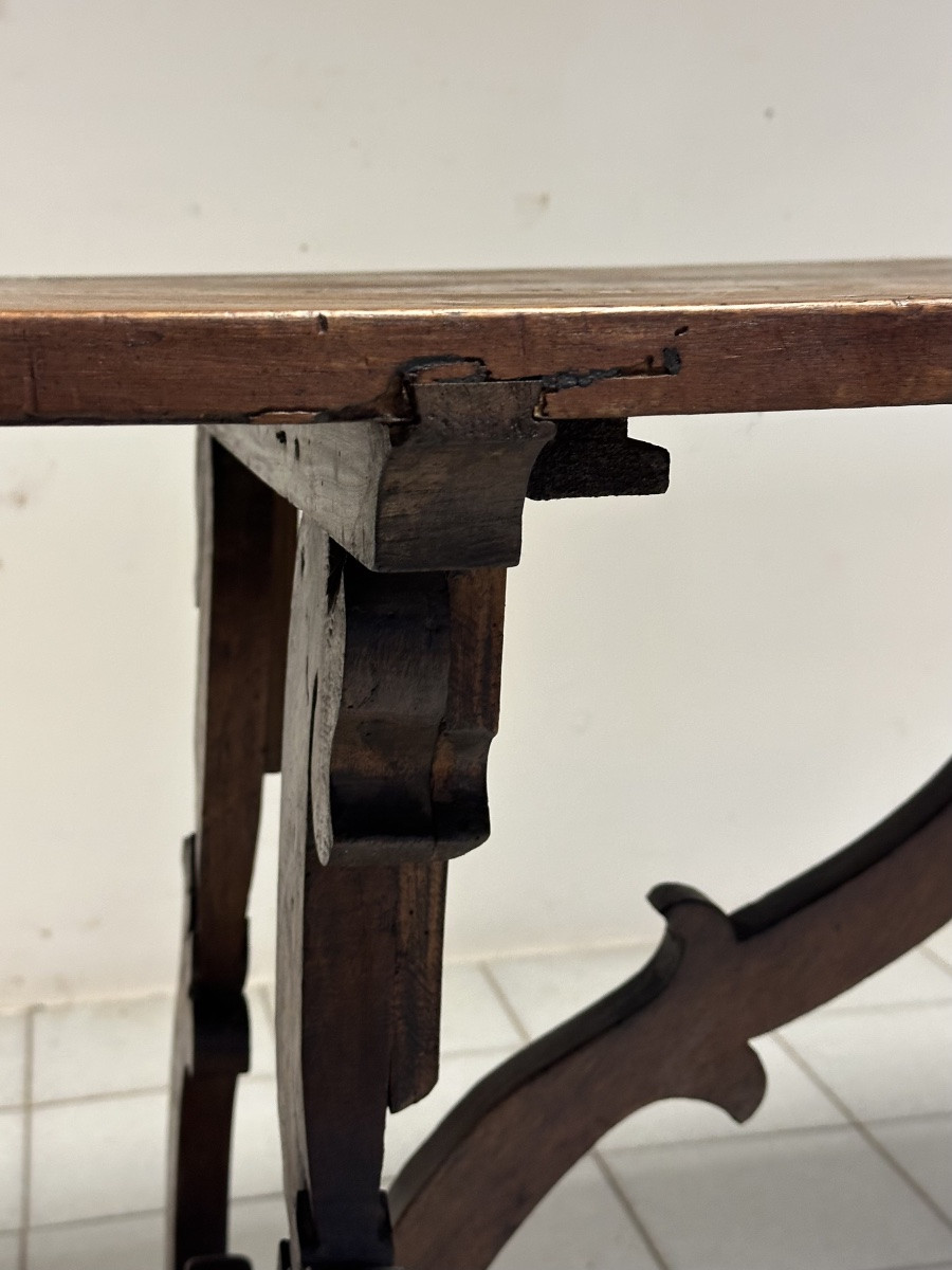 Tavolo fratino a lira Luigi XIV . Lombardia fine 600-photo-3