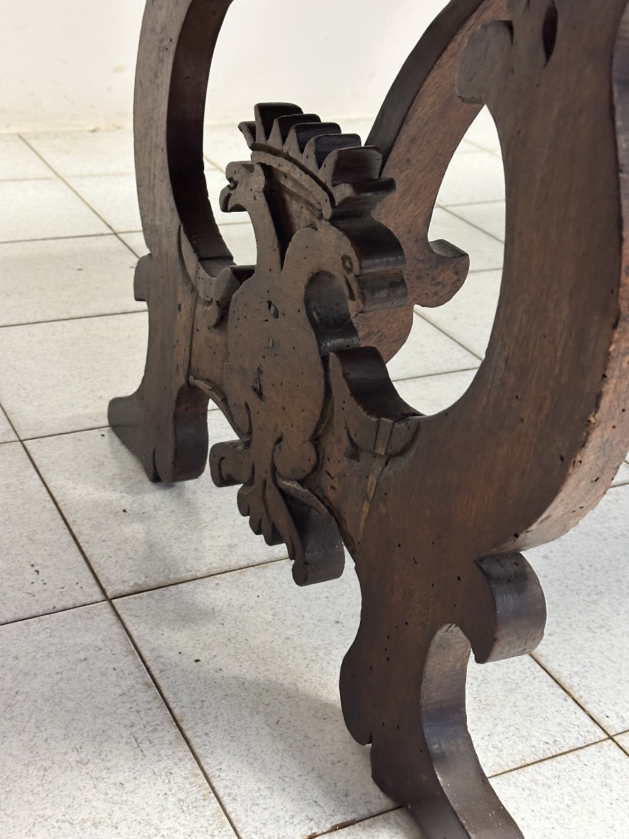 Tavolo fratino a lira Luigi XIV . Lombardia fine 600-photo-4