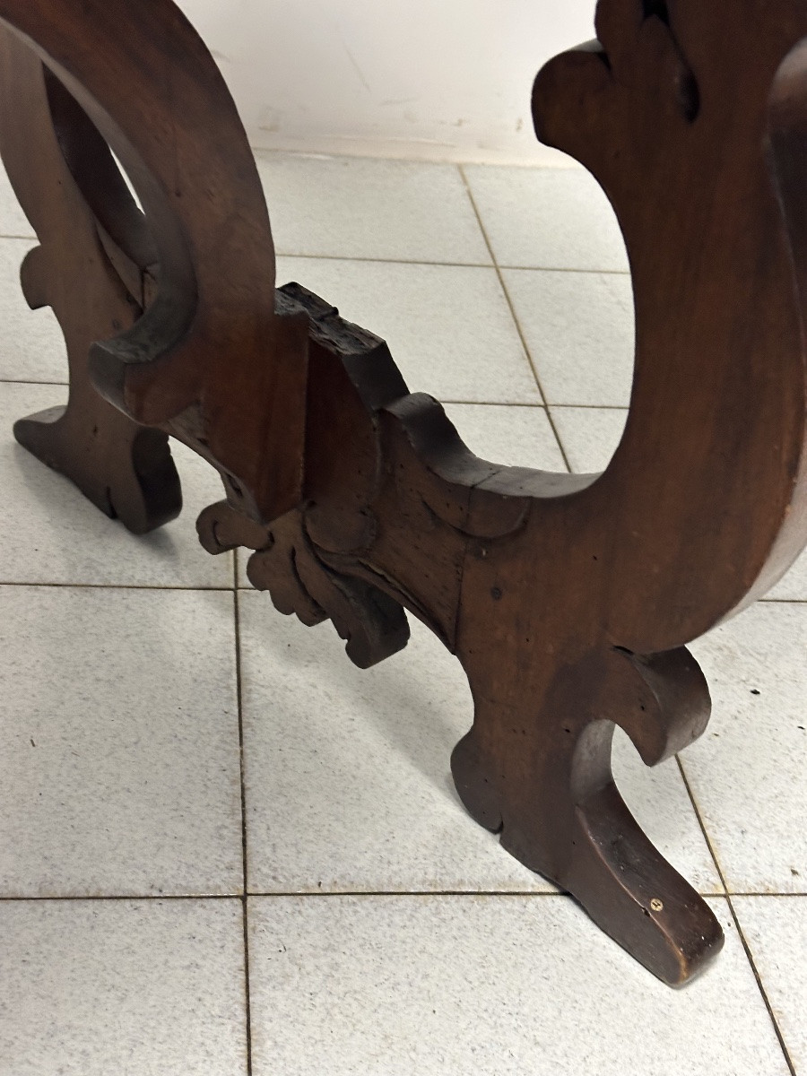 Tavolo fratino a lira Luigi XIV . Lombardia fine 600-photo-8