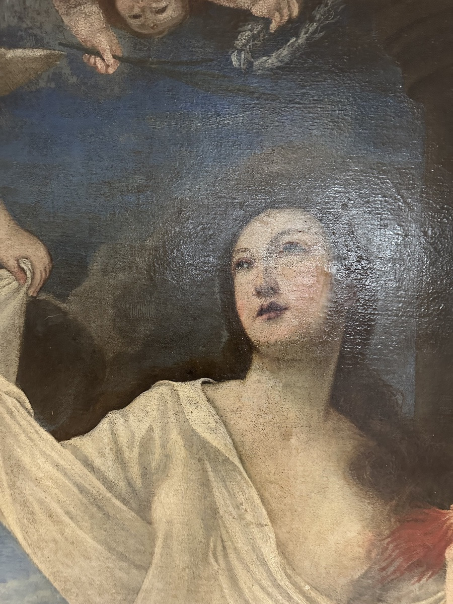 Santa Barbara. Dosso Dossi (maniera di), XVII sec.  248 x 148-photo-3