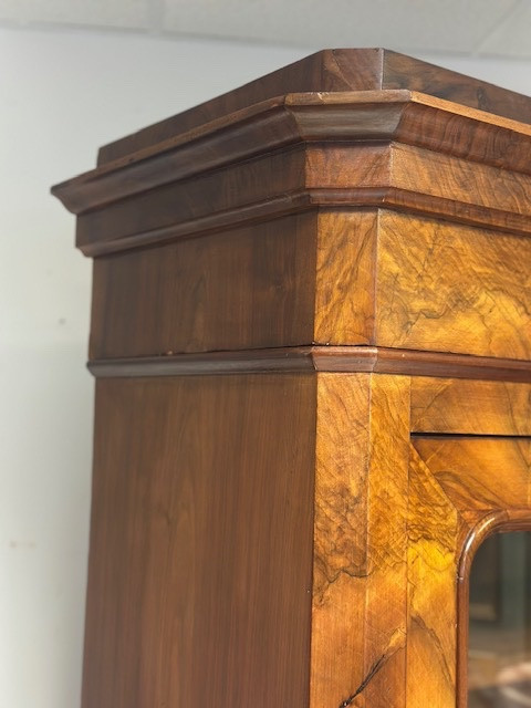 Libreria / vetrina in noce e radica di noce. XIX secolo ( restaurato )-photo-4